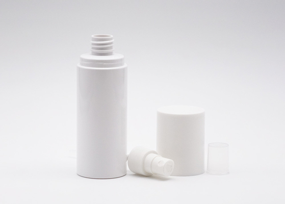 Cylinder Plastic Sprayer Bottle 30ml 60ml White Logo Custom