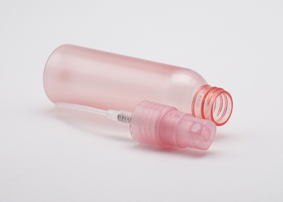 Clear Pink Cosmetic Spray Bottle 60ml Empty PET Plastic