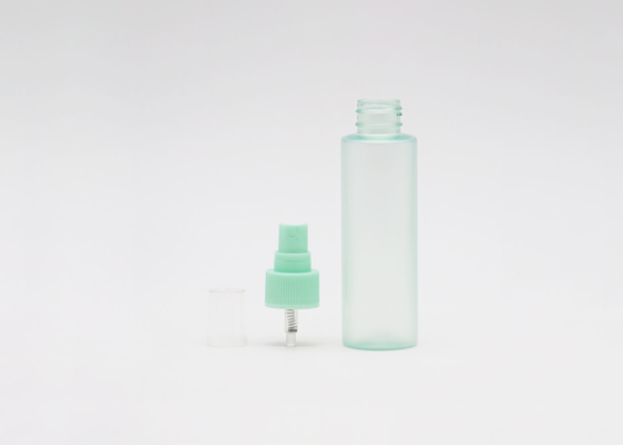 Plastic PET Cosmetic Spray Bottle Light Blue Clear Empty Alcohol 50Ml 60ML