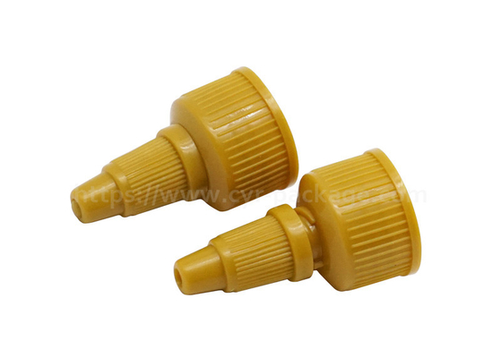 20mm Plastic Screw Twist Top Cap Cosmetic Long Nozzle