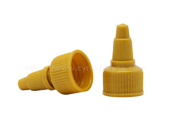 20mm Plastic Screw Twist Top Cap Cosmetic Long Nozzle