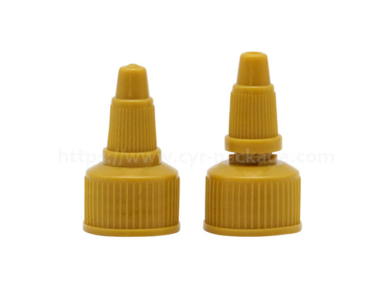 20mm Plastic Screw Twist Top Cap Cosmetic Long Nozzle