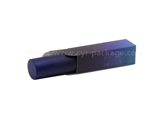 Aluminum Lipstick Tube 3.5g Cylinder Magnetic Container With Paper Package