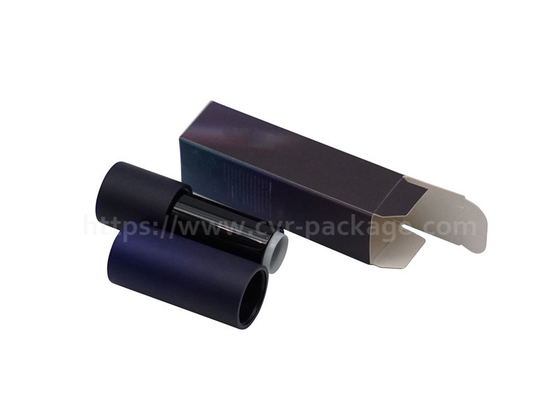 Aluminum Lipstick Tube 3.5g Cylinder Magnetic Container With Paper Package