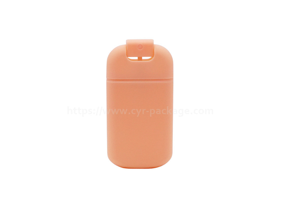 Plastic Orange Perfume Spray Atomizer With Rubber Case Credit Card