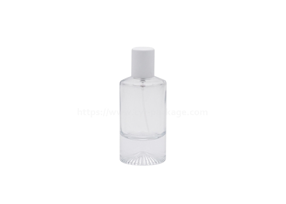 Cylinder Aluminum Perfume Bottle Caps For Fea15 Spray Pump Cosmetic White