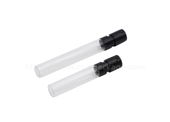 Mini Glass Perfume Tester Bottle With Plastic Spray Pump 3ml Atomizer