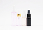 Plastic Cosmetic Spray Bottle With Screw Fine Mist Sprayer 60ml Cylinder