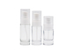 Cylinder Liquid Foundation Bottle 30ml Cosmetic Empty Glass Lotion