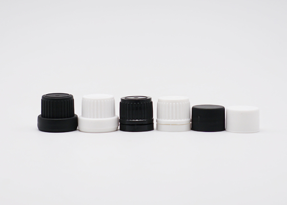 Ribbed Plastic Tamper Evident Cap 18mm With Insert For Essential Oil Bottle