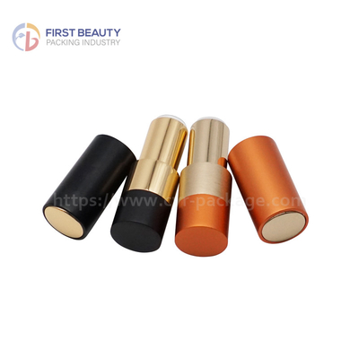 Spraying Aluminum Empty Lipstick Tube 3.8g Customized Color