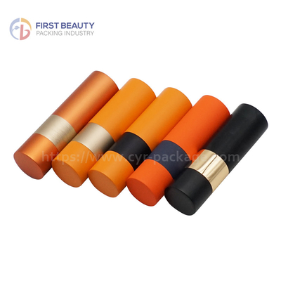 Spraying Aluminum Empty Lipstick Tube 3.8g Customized Color