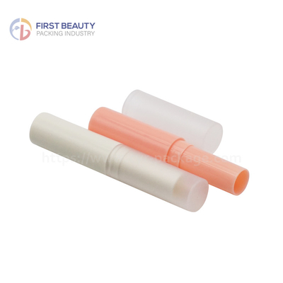 Plastic Lip Balm Empty Lipstick Tube Customized Snap On