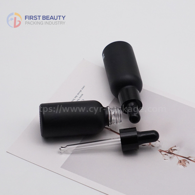 Smooth Essential Oil Glass Bottle Plastic For Aromatherapy 100ml