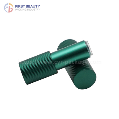 Magnet Type Lipstick Tube Empty  Aluminum Matte Green 3.8g