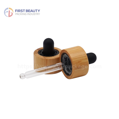 Customized Bamboo Pipette Dropper Natural Color Engraved Logo 5000pcs