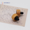Renewable 18mm Bamboo Glass Bottle Dropper With Natural Bamboo Color Closure