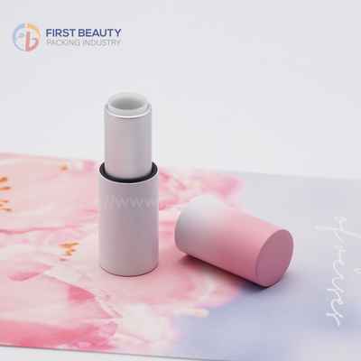 Customized Empty Plastic Round Lipstick Tube 3.8g