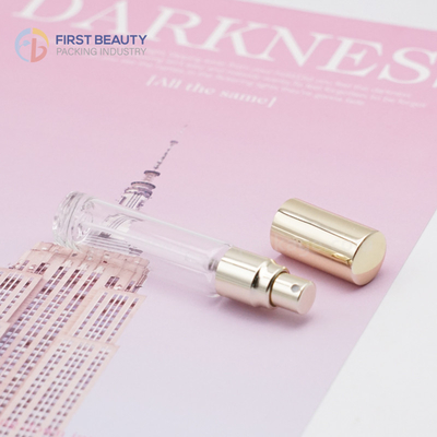 Compact 5ml Perfume Tester Bottle with Screw Sprayer
