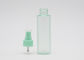 24mm Flat Shoulder Empty Refillable Perfume Bottles With Green Frosting Powder