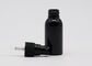 20mm Black Refillable Plastic Spray Bottles Empty PET Bottle With Black Mist Pump