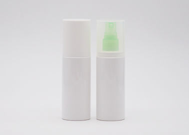 60ml 100ml Flat Shoulder Overcap Plastic Free Spray Bottle White PET Material