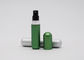 Finger Size 5ml Refillable Glass Perfume Spray Bottles Matte Green Perfume Tester