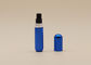 Blue Reusable Perfume Spray Bottle Aluminum Sheathed Oxidized Surface Handling