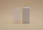 Transparent Oval Lip Balm Containers Screw On Cap OEM / ODM Stable Performance