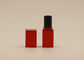 Frosted Matt Red Empty Lipstick Bottles Square Shape For Personal Care