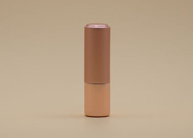 Rose Gold Lip Balm Tubes , Lipstick Tube Container ISO 9001 / SGS Certified