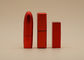 Small Volume Red Lip Balm Tubes , Customized Lipstick Containers