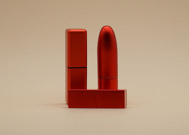 Small Volume Red Lip Balm Tubes , Customized Lipstick Containers