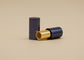 Navy Color Custom Lipstick Tubes 3g Capacity Gold Aluminum And Plastic Inside
