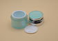 Green UV Spraying Cosmetic Cream Containers PP Cap With ABS Sheathed