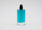 Round Shape Glass Perfume Spray Bottles 50ml With Black Snap On Perfume Pump