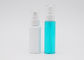 Travel Packing Plastic Clear PET Spray Bottles With White Fine Mist Sprayer Pump
