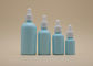 Blue Coating Essential Oil Dropper Bottles White Ceramic Bottle For Personal Care