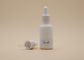 White Ceramic Essential Oil Dropper Bottles 15ml Capacity Smooth Surface