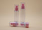 Pink And Clear Color Airless Treatment Pump Bottle 80ml 100ml 120ml With Over Cap