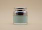 Green UV Spraying Cosmetic Cream Containers PP Cap With ABS Sheathed