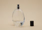 Anti Spilling Glass Round Perfume Bottle 100ml Customized Surface Handing
