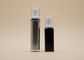 Metallic Silver ABS Airless Vacuum Pump Bottle For Cosmetic Cream Packing