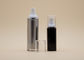 Metallic Silver ABS Airless Vacuum Pump Bottle For Cosmetic Cream Packing