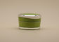 Luxury Green Plastic Cream Jars Leak Proof Reliable Stable Performance