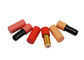 Red Spraying Aluminum Eco Friendly Lip Balm Tubes Bulk With Magnet