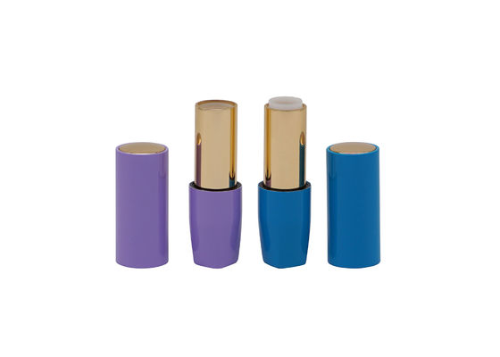 3.5g SGS Shiny Round Aluminum Lipstick Tube Container