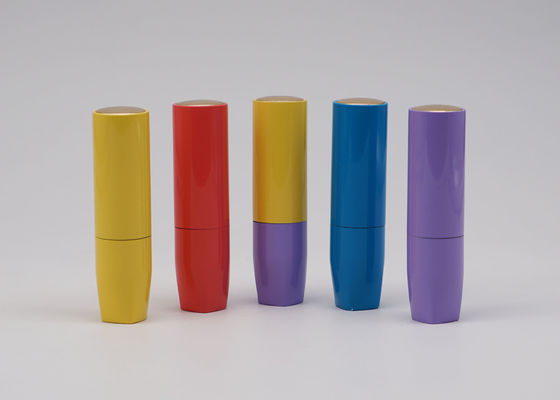 3.5g SGS Shiny Round Aluminum Lipstick Tube Container