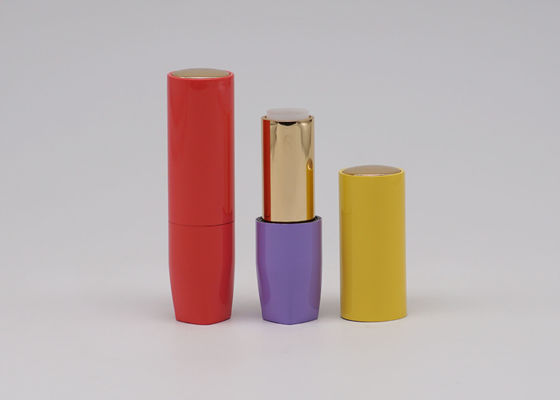 3.5g SGS Shiny Round Aluminum Lipstick Tube Container