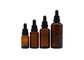 Amber Clear Essential Oil Customized 15ml Glass Dropper Bottles